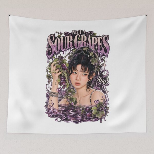 Item preview, Lovely Riku NiziU Sour Grapes Harvest Frame designed and sold by Valereekmerch.