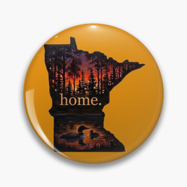 Item preview, Home. Minnesota Sunset Loon Silhouette - Up North MN State designed and sold by FrozenFits.