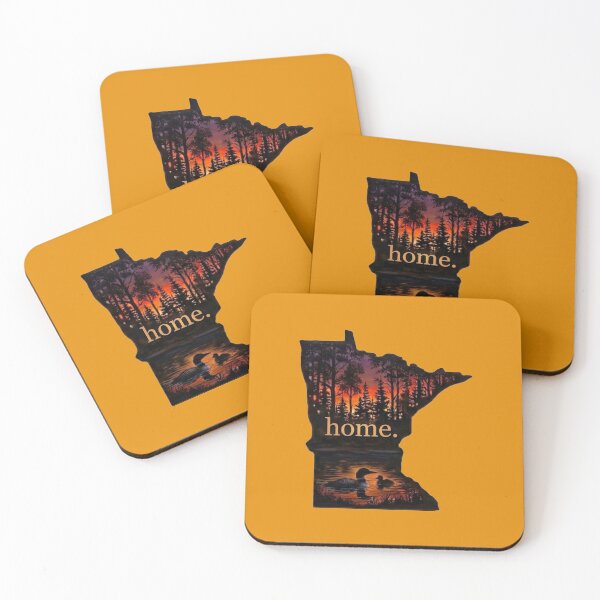 Item preview, Home. Minnesota Sunset Loon Silhouette - Up North MN State designed and sold by FrozenFits.