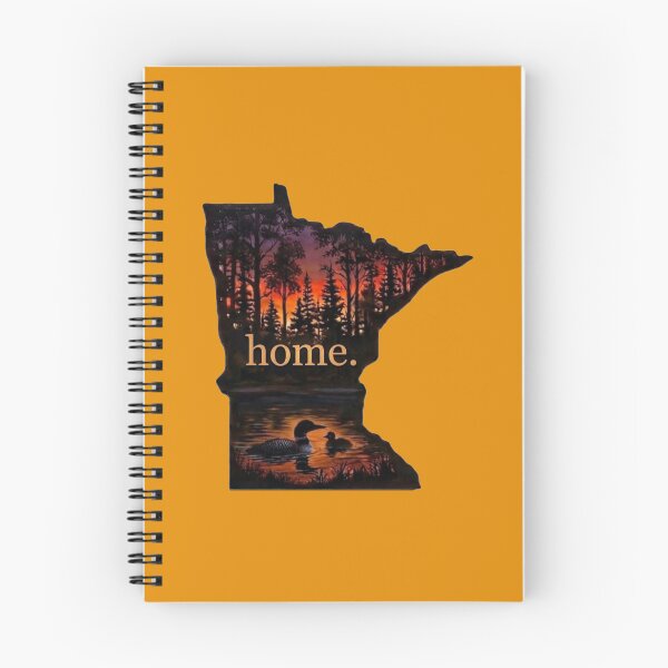 Item preview, Home. Minnesota Sunset Loon Silhouette - Up North MN State designed and sold by FrozenFits.