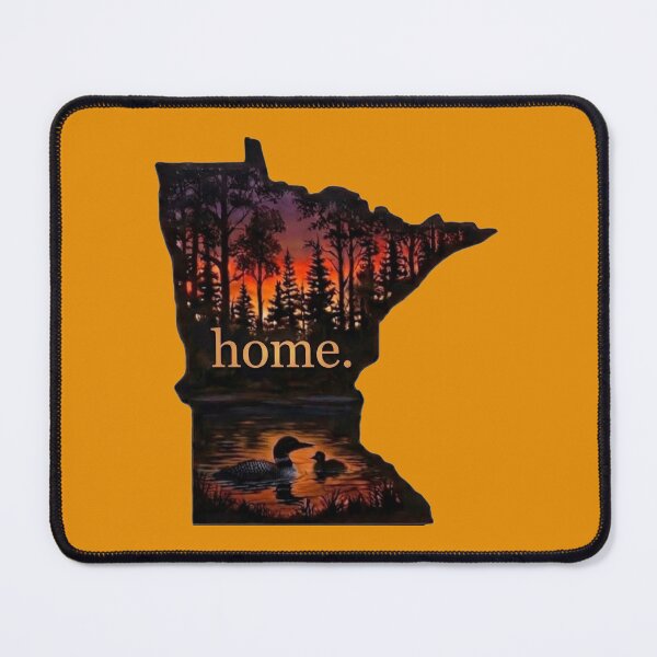 Item preview, Home. Minnesota Sunset Loon Silhouette - Up North MN State designed and sold by FrozenFits.