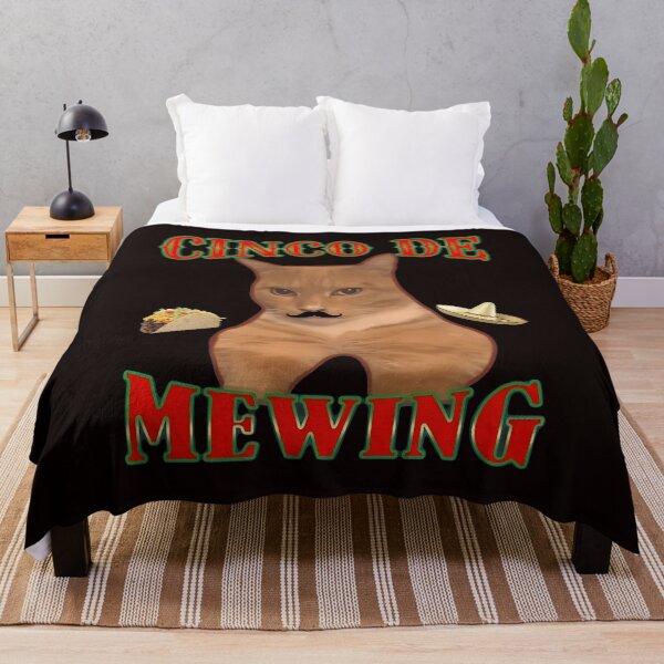 Artikelvorschau, Cinco De Miwing Cat Mustache Festive entworfen und verkauft von CatiaStudio.