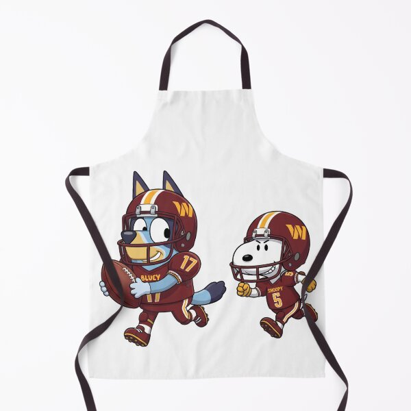 Artikelvorschau, Bluey und Snoopy Washington Commanders Football Crossover entworfen und verkauft von DamianRoy88.
