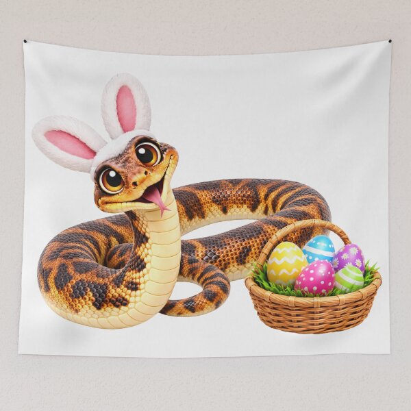 Artikelvorschau, Strahlende Madagaskar-Baumboa Ostern entworfen und verkauft von Sillytoe.