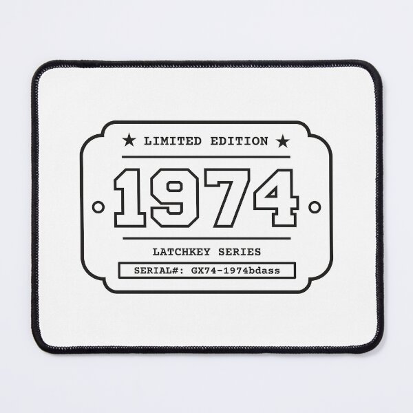 Item preview, 1974 Limited Edition Birth Year Latchkey Series Vintage Badge Black designed and sold by HYPNK.