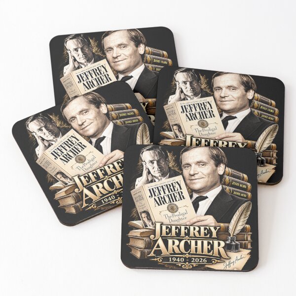 Item preview, Jeffrey Archer British novelist memorial designed and sold by DogWorldArt.