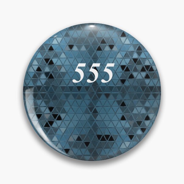 Item preview, Fondo abstracto con patrón geométrico caleidoscópico azul número angelical 555 designed and sold by Vitty3.