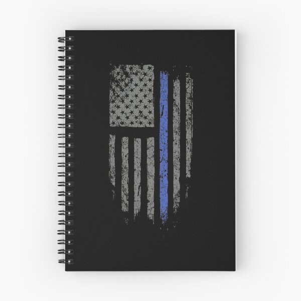 Item preview, Distressed Patriotic Thin Blue Line Flag Emblem designed and sold by RobbieWild48.