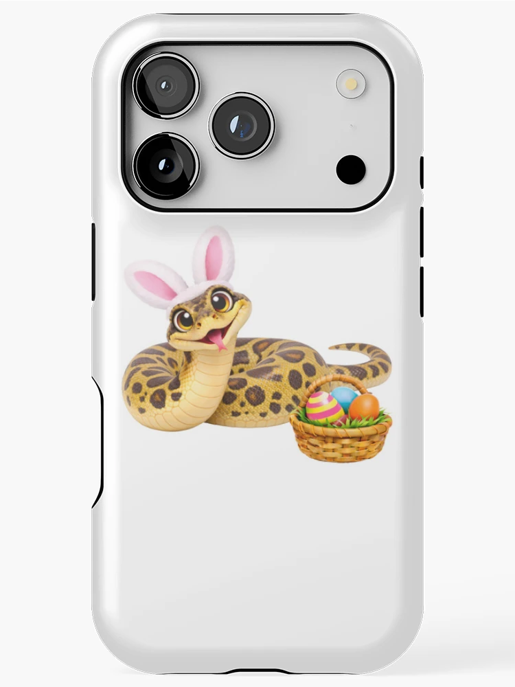Thumbnail 1 of 4, iPhone Case, Sweet Python Easter designed and sold by Sillytoe.