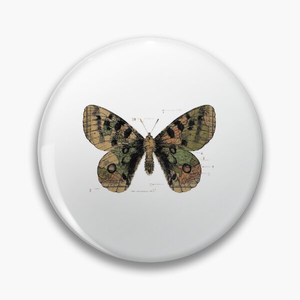 Item preview, Vintage Butterfly Map Overlay Scientific Illustration designed and sold by RobbieWild48.