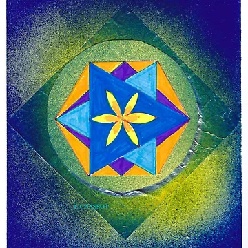 Artwork thumbnail, Square Bloom by CalmGeometry