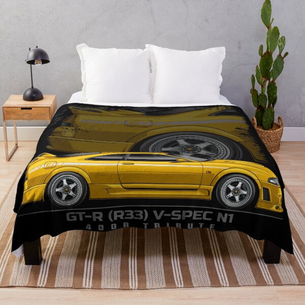 Aperçu de l'œuvre GTR R33 VSPEC N1 400 R (Jaune Éclair) créée et vendue par JioojiProject.