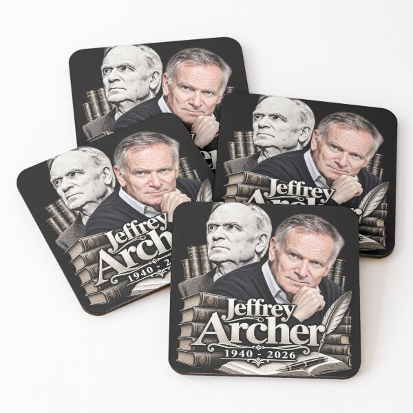 Item preview, Jeffrey Archer British novelist memorial designed and sold by DogWorldArt.
