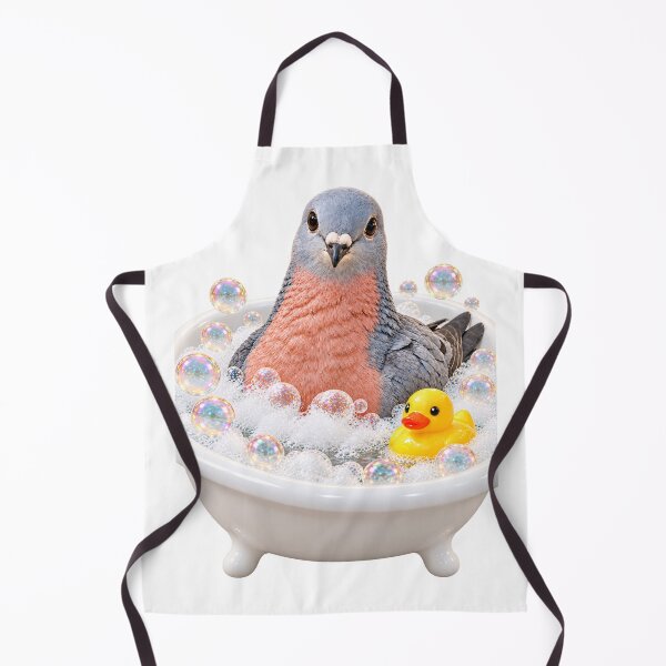 Item preview, Cheerful Passenger Pigeon Bubble Bath designed and sold by Sillytoe.