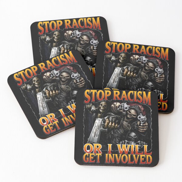 Item preview, Anti Racism Grim Reaper designed and sold by NoThoughtsCat.