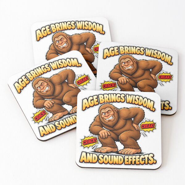 Item preview, Funny Bigfoot Age Brings Wisdom And Sound Effects designed and sold by Monster Mentors.