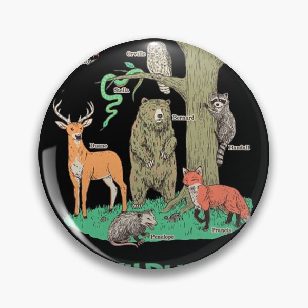 Item preview, Educational Forest Wildlife Animals Chart Illustration designed and sold by LilyanSmith64.