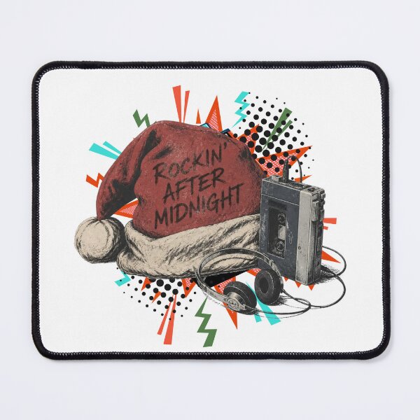 Item preview, Rockin’ After Midnight – Santa Hat & Walkman designed and sold by Nacho Average Designs.