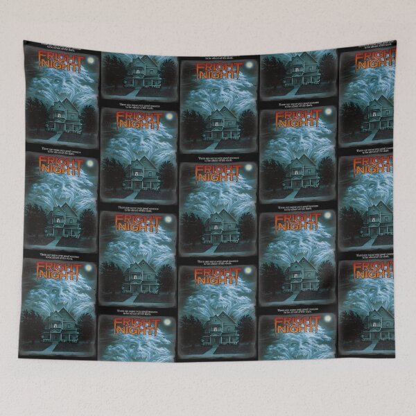 Item preview, Retro Vampire Clouds Suburbia House Vintage Cinema Poster designed and sold by Dong37xLacAamM.