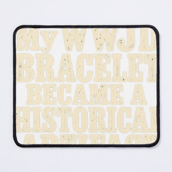 Item preview, My WWJD Bracelet Became A Historical Artifact Vintage Text Funny Church Shirt designed and sold by GloryandFame.