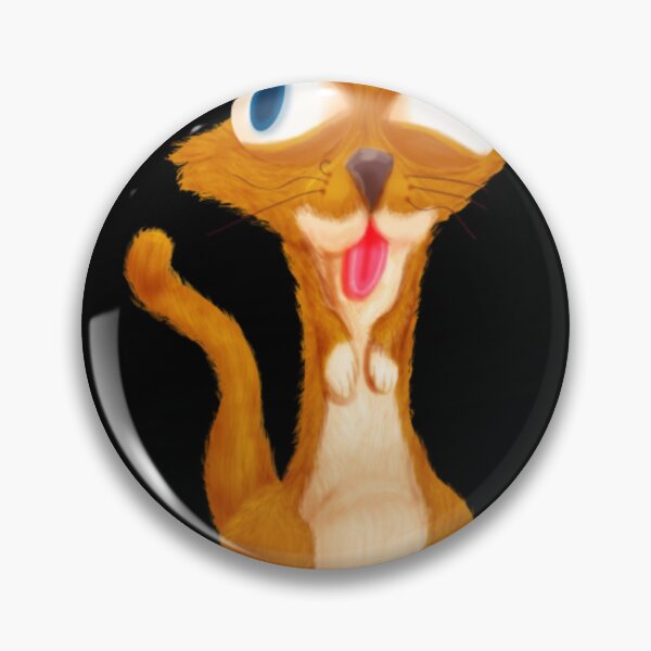 Item preview, Playful Cute Orange Cat Big Eyes Graphic designed and sold by LilyanSmith64.