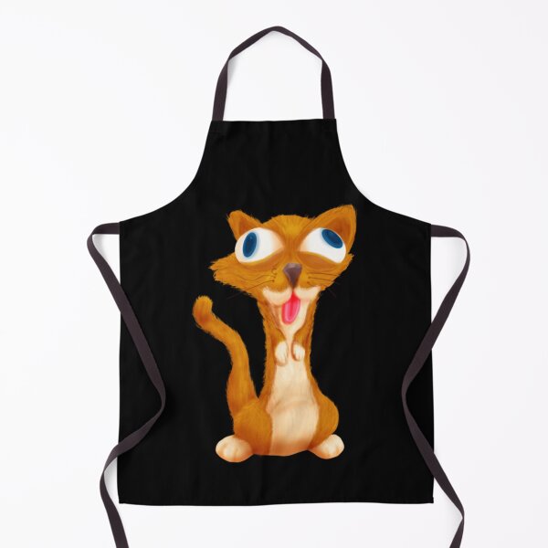 Item preview, Playful Cute Orange Cat Big Eyes Graphic designed and sold by LilyanSmith64.