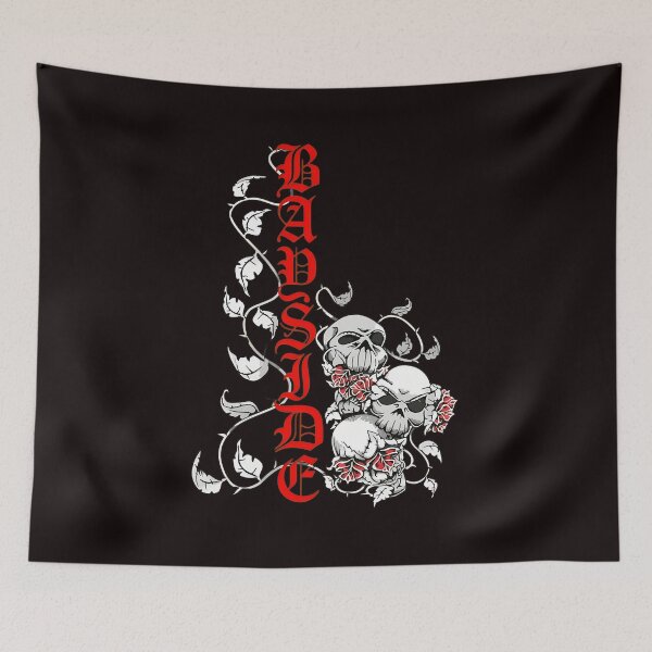 Item preview, BAYSIDE Skulls Roses Vines Dark  designed and sold by BeautyDesignNo1.