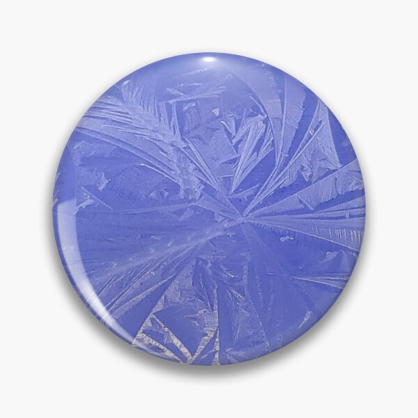 Item preview, Frost Ferns on Blue — Winter Frost Pattern Macro designed and sold by RavinEnd.