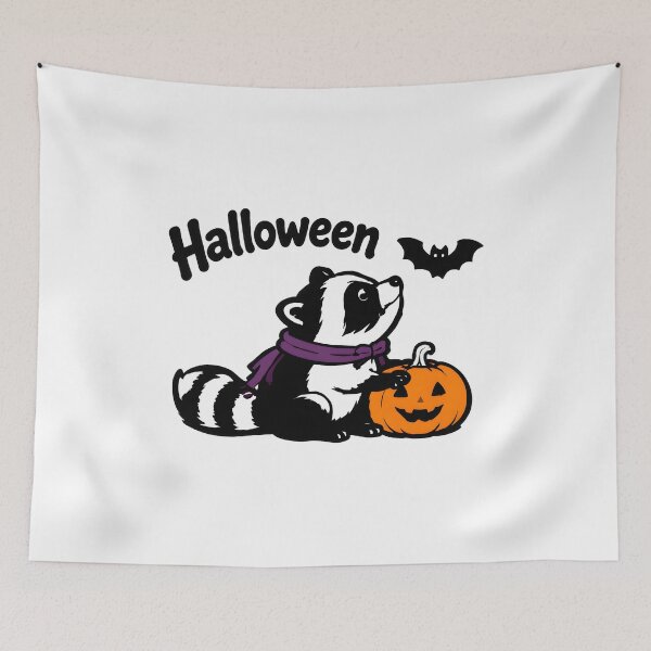 Item preview, Unbothered Raccoon Halloween meme designed and sold by ViolettaGlass.