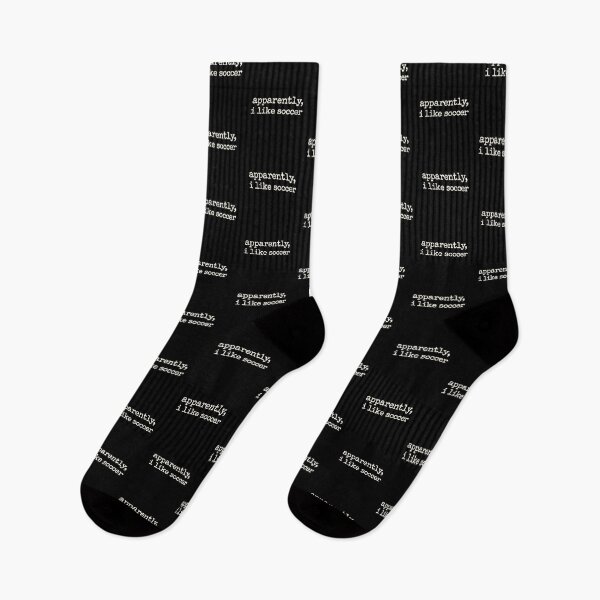 Item preview, Apparently I Like Soccer designed and sold by NoThoughtsCat.