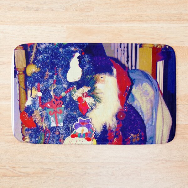 Item preview, Santa hiding behind tree.... designed and sold by Harold122Jade.
