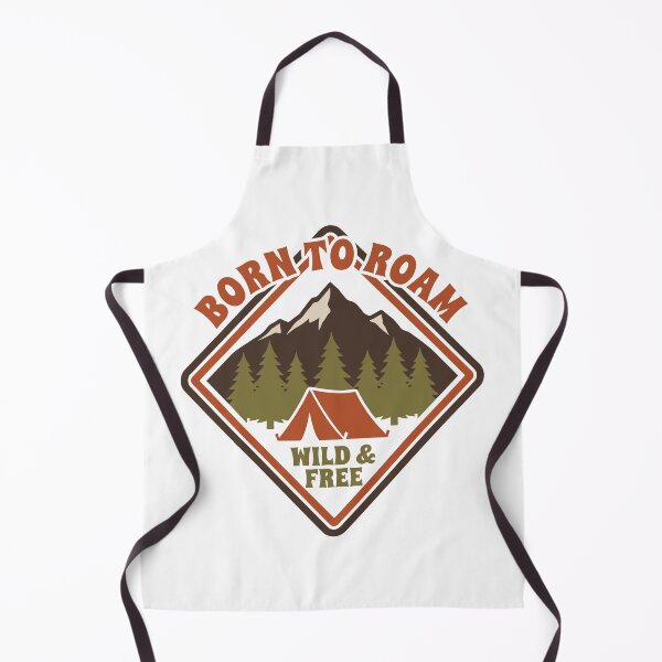Item preview, Born to Roam Wild and Free Mountain Camping Adventure Outdoor T-Shirt designed and sold by Design-Pro-21.