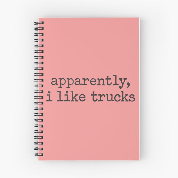 Item preview, Apparently I Like Trucks designed and sold by NoThoughtsCat.