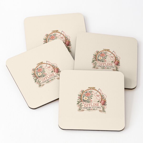 Item preview, Needlepoint Humor Embroidery Hoop – Offline Counting Stitches designed and sold by novadawy.