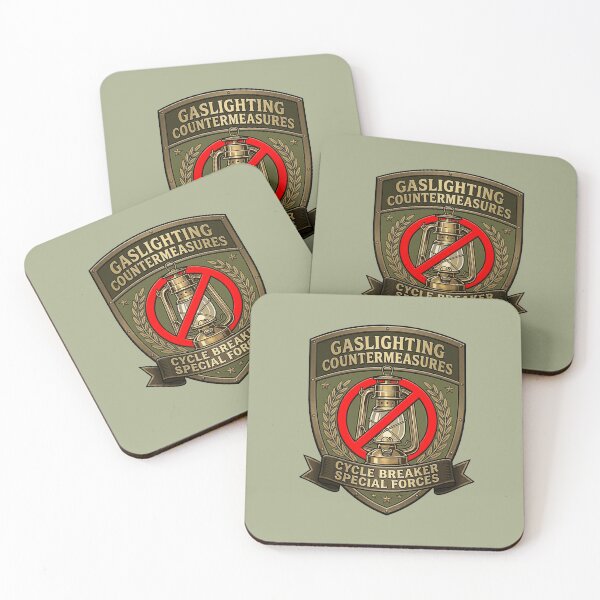 Item preview, Gaslighting Countermeasures Cycle Breaker Narcissistic Abuse Recovery Tactical designed and sold by QuirkyGuacamole.