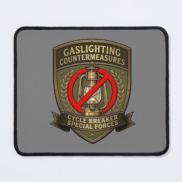 Item preview, Gaslighting Countermeasures Cycle Breaker Narcissistic Abuse Recovery Tactical designed and sold by QuirkyGuacamole.