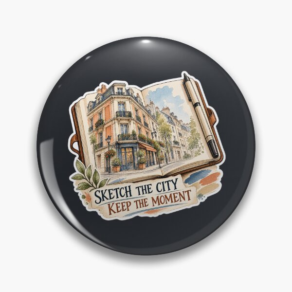 Item preview, Urban Sketching Architecture – Ink and Watercolor City Sketch designed and sold by novadawy.