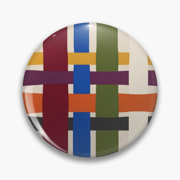 Item preview, Over Under – Modern Woven Geometric Throw Pillow designed and sold by astersgraphics.