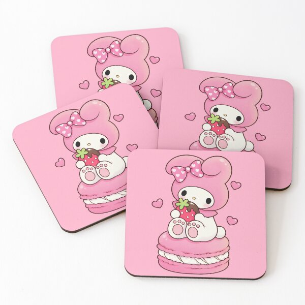 Item preview, Melody on a large pink macaron designed and sold by YChangShop.