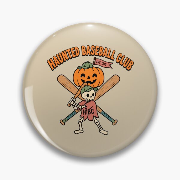 Item preview, Haunted Baseball Club | Skeleton Baseball Halloween Shirt designed and sold by MrDev.