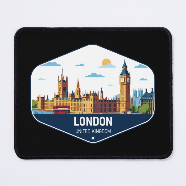 Item preview, London United Kingdom Travel Souvenir designed and sold by RareDeerArt.