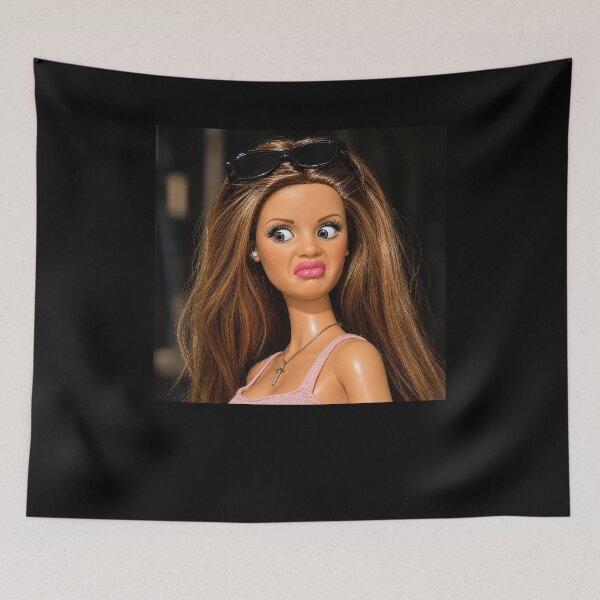 Item preview, Disgusted Doll Meme Face Funny Disgusting Doll designed and sold by nosu-art-pod.