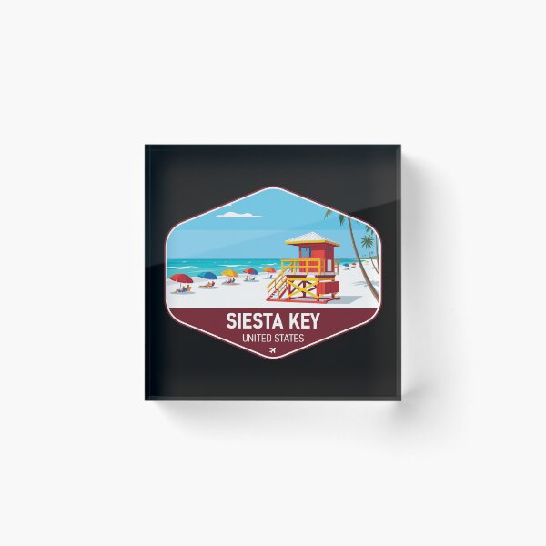 Item preview, Siesta Key United States Travel Souvenir designed and sold by RareDeerArt.