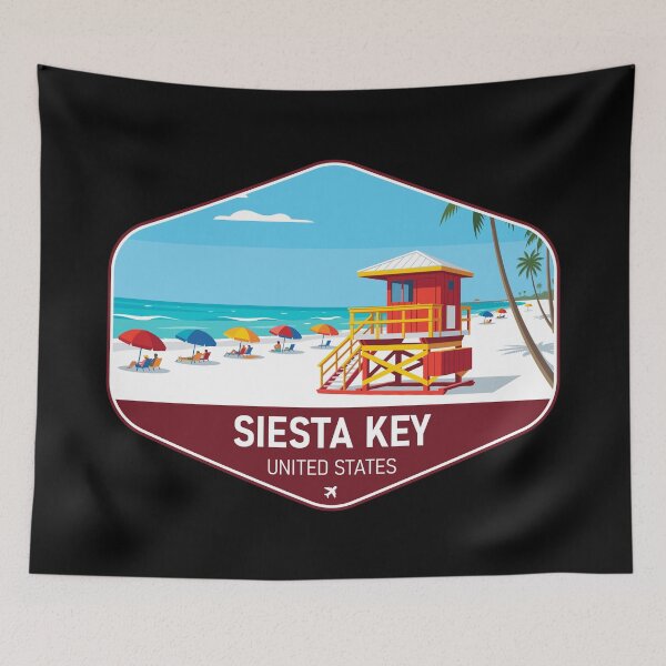 Item preview, Siesta Key United States Travel Souvenir designed and sold by RareDeerArt.