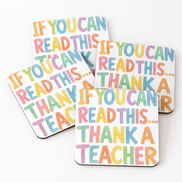 Item preview, Teacher Appreciation ~ IF YOU CAN READ THIS..THANK A TEACHER  designed and sold by OmStudioz .