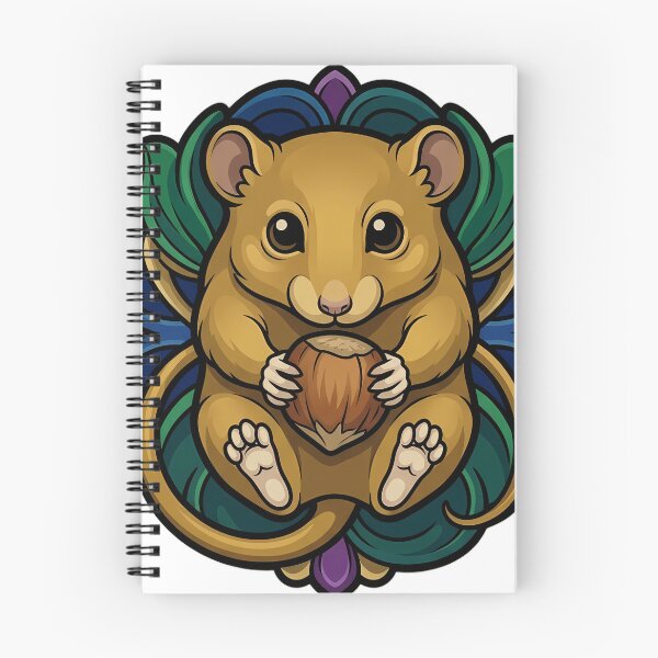 Item preview, Gothic Witches Sabbath — Hazel Dormouse with a Hazel Nut — Dark Familiar Emblem designed and sold by IllumeInk.