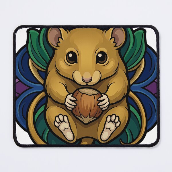 Item preview, Gothic Witches Sabbath — Hazel Dormouse with a Hazel Nut — Dark Familiar Emblem designed and sold by IllumeInk.