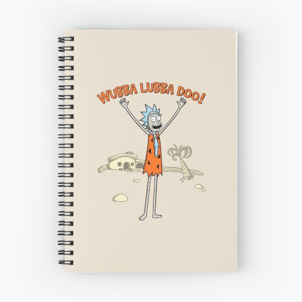 Artikelvorschau, Wubba Lubba Doo! - Rick Sanchez Flintstone Parodie entworfen und verkauft von Epicfunchart.