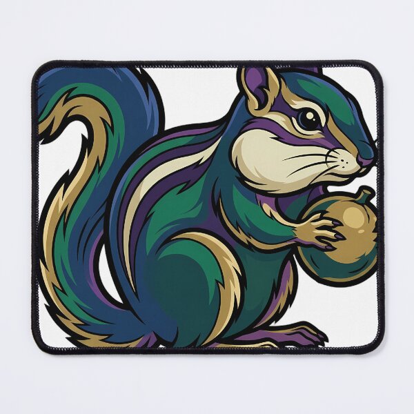 Item preview, Gothic Witches Sabbath — Chipmunk with an Oak Gall — Dark Familiar Emblem designed and sold by IllumeInk.