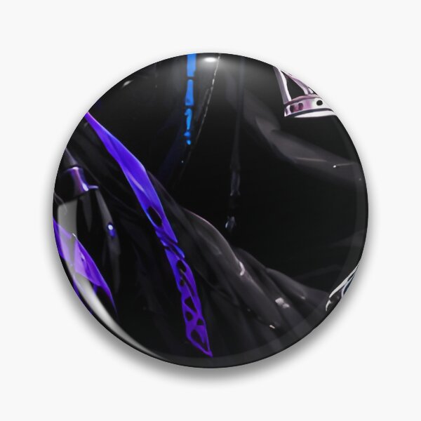 Item preview, Purple Neon Anime Samurai with Katana and Shadow Wolf designed and sold by PrimeRootsArt.